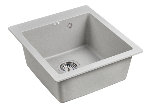 Кухонная мойка Paulmark KANTE 45 PM104651-GR 45х50 цвет серый - фото 2